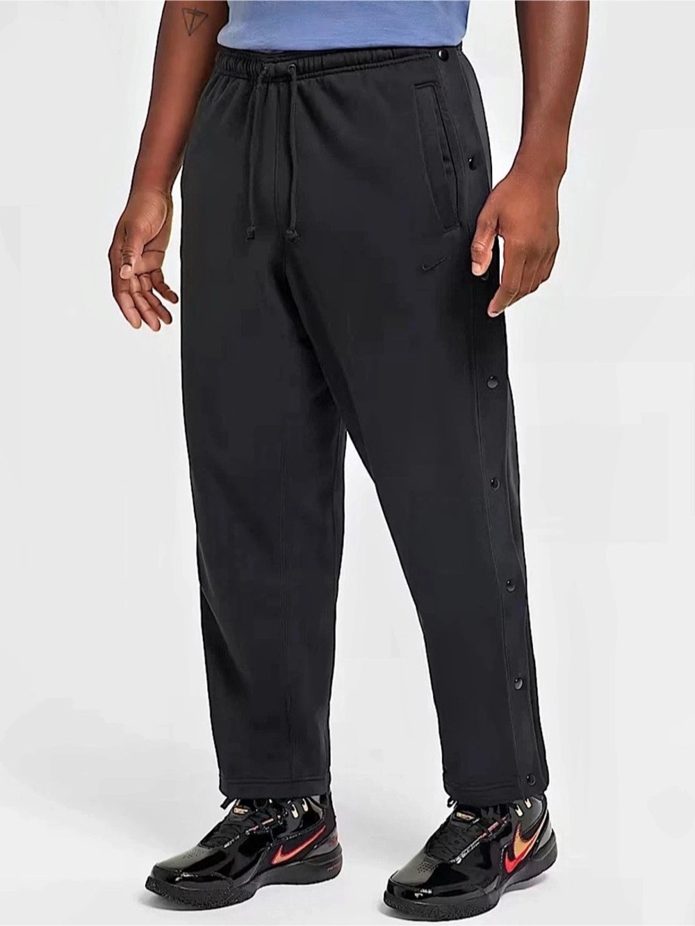 Nike LeBron Sportswear Woven Unlined Tearaway Pants Men's Black